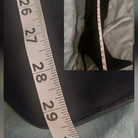 Liliana Sleek Black Over-the-Knee Boots - Picture 8 of 9